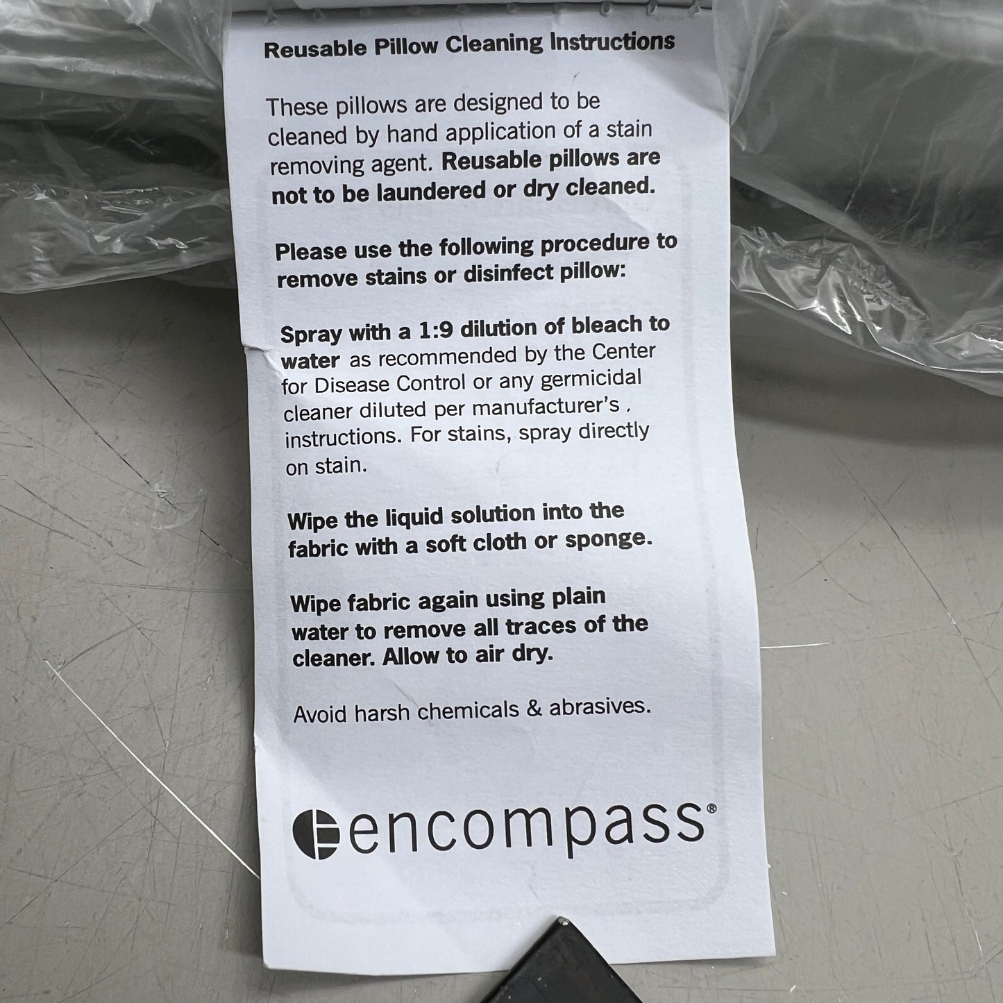 CAREGUARD (2 PACK) Pillow Queen White Sz Queen