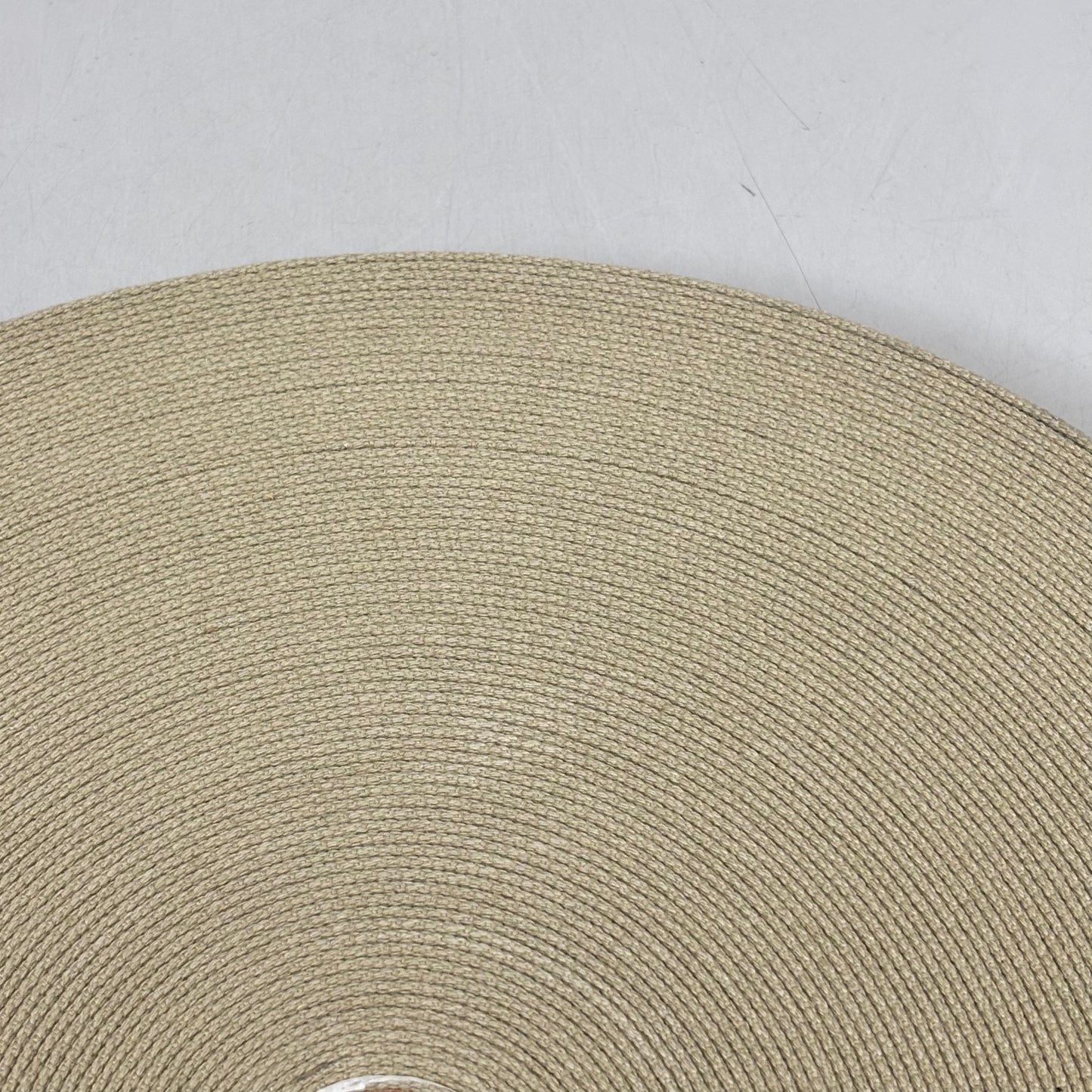 NORTH EAST KNITTING Heavy Duty Cotton Webbing/Belting 1-1/4"x50yds Beige WCAW