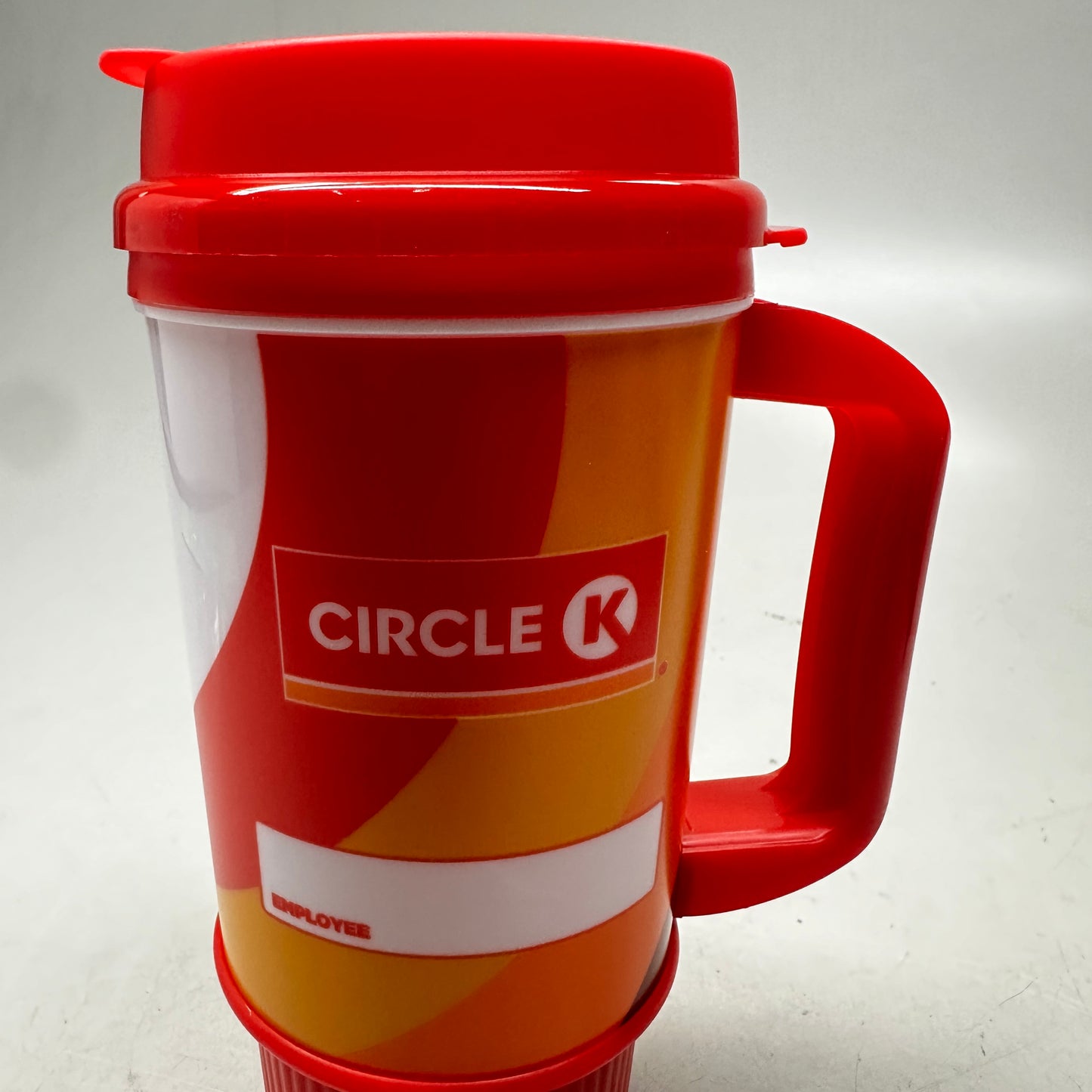 CIRCLE K (2 PACK) Soft Drink Cup Gas Station Mug 24 oz Red