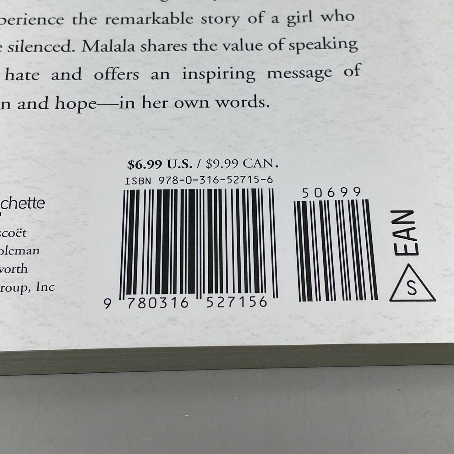 MALALA: My Story of Standing Up for Girls' Rights (5 Books) Paperback By Malala Yousafzai