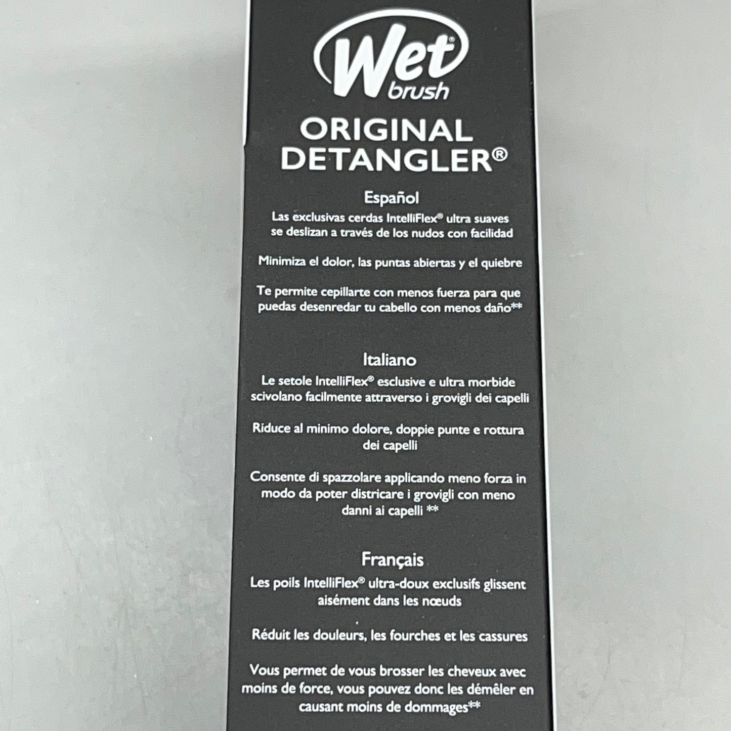WET BRUSH (2 PACK!) Original Detangler Cheetah Print Black/Grey GYSPB830SAFA