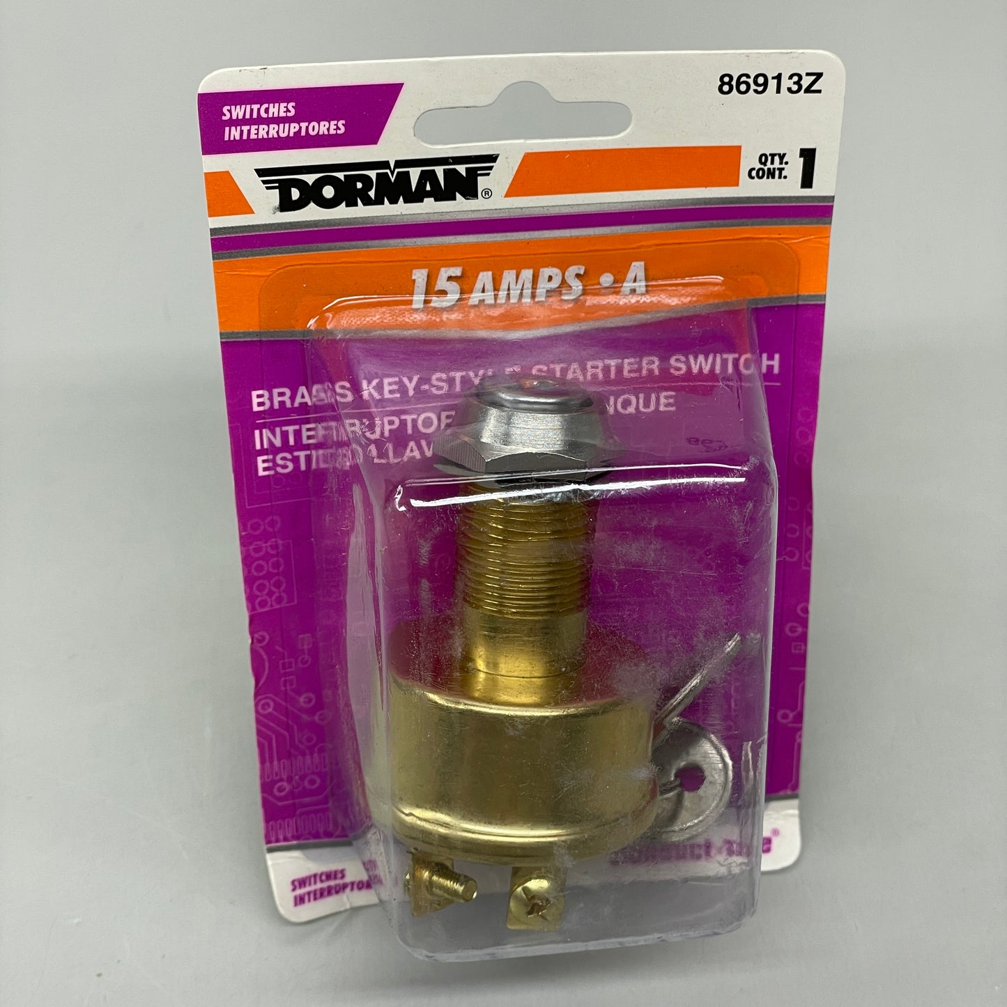 DORMAN (2 PACK) Starter Switch Brass 15 Amp 86913Z