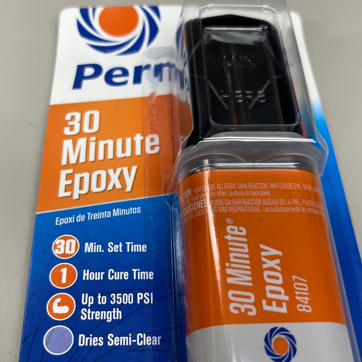 PERMATEX 2Pack 30 Minute Epoxy One Hour Cure Time, Up to 3500 Psi Str
