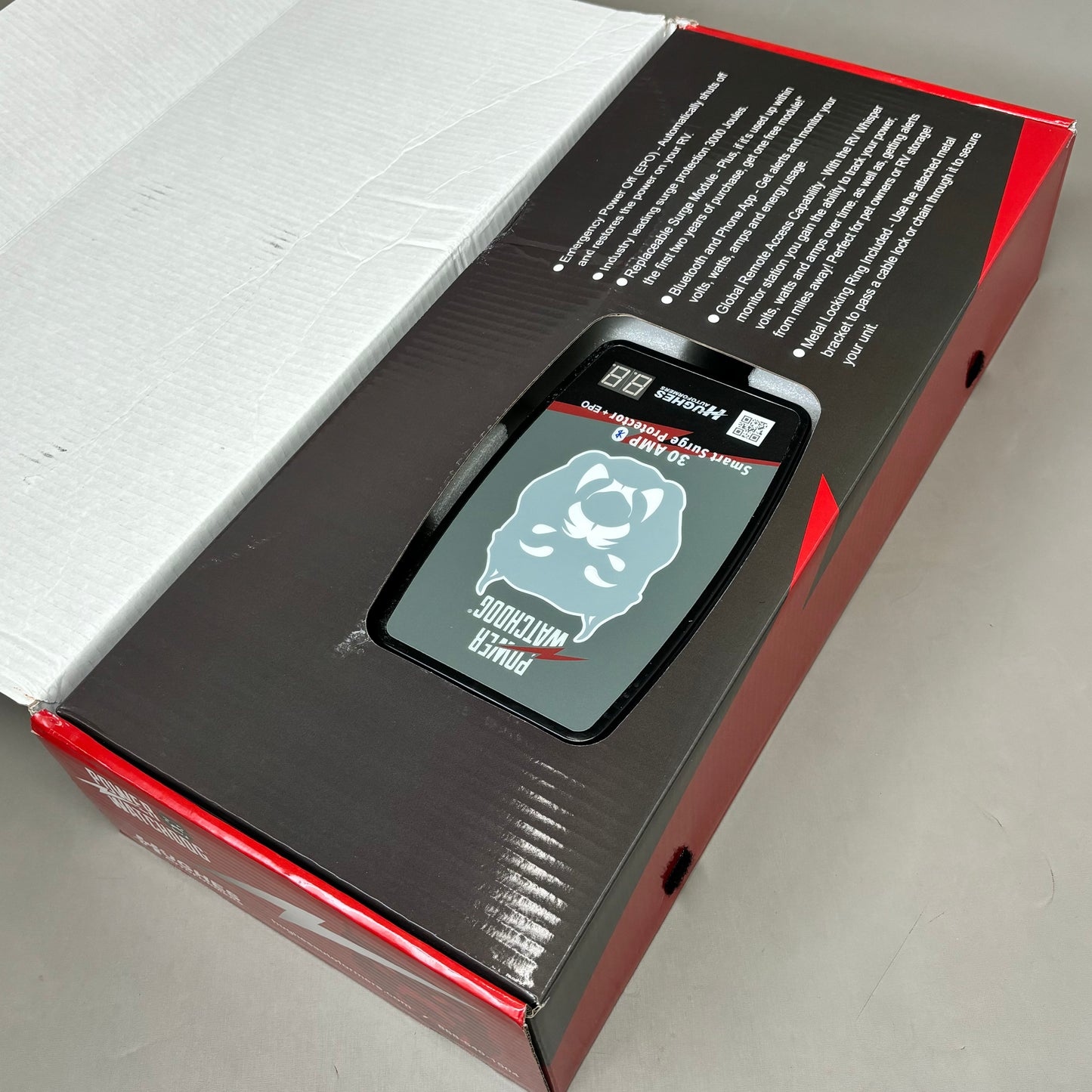 HUGHES AUTOFORMERS Power Watch Dog Smart RV Surge Protector 30 AMP 31" PED30EPO