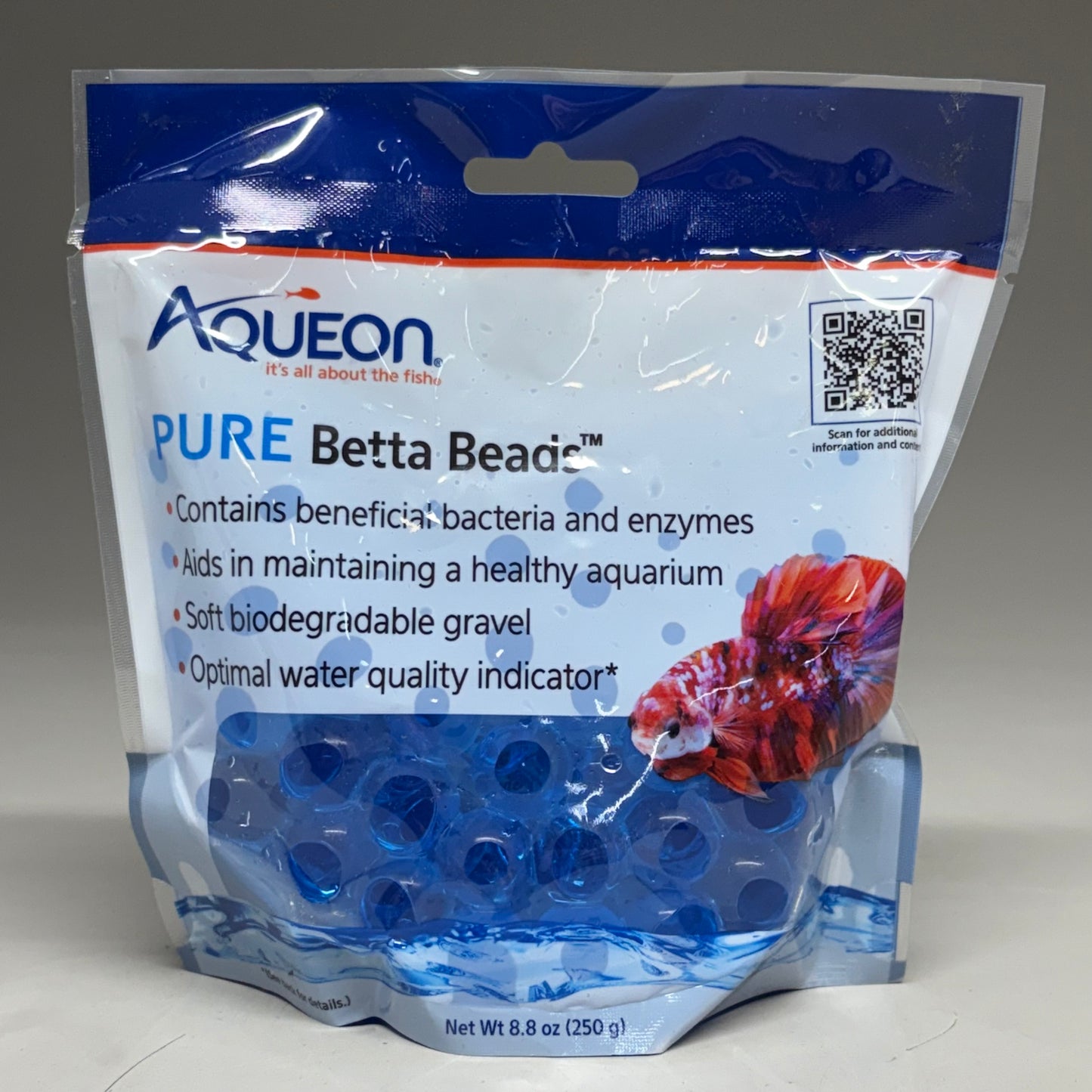 AQUEON (12 PACK) Pure Betta Beads Aids in a Healthy Aquarium For Fish