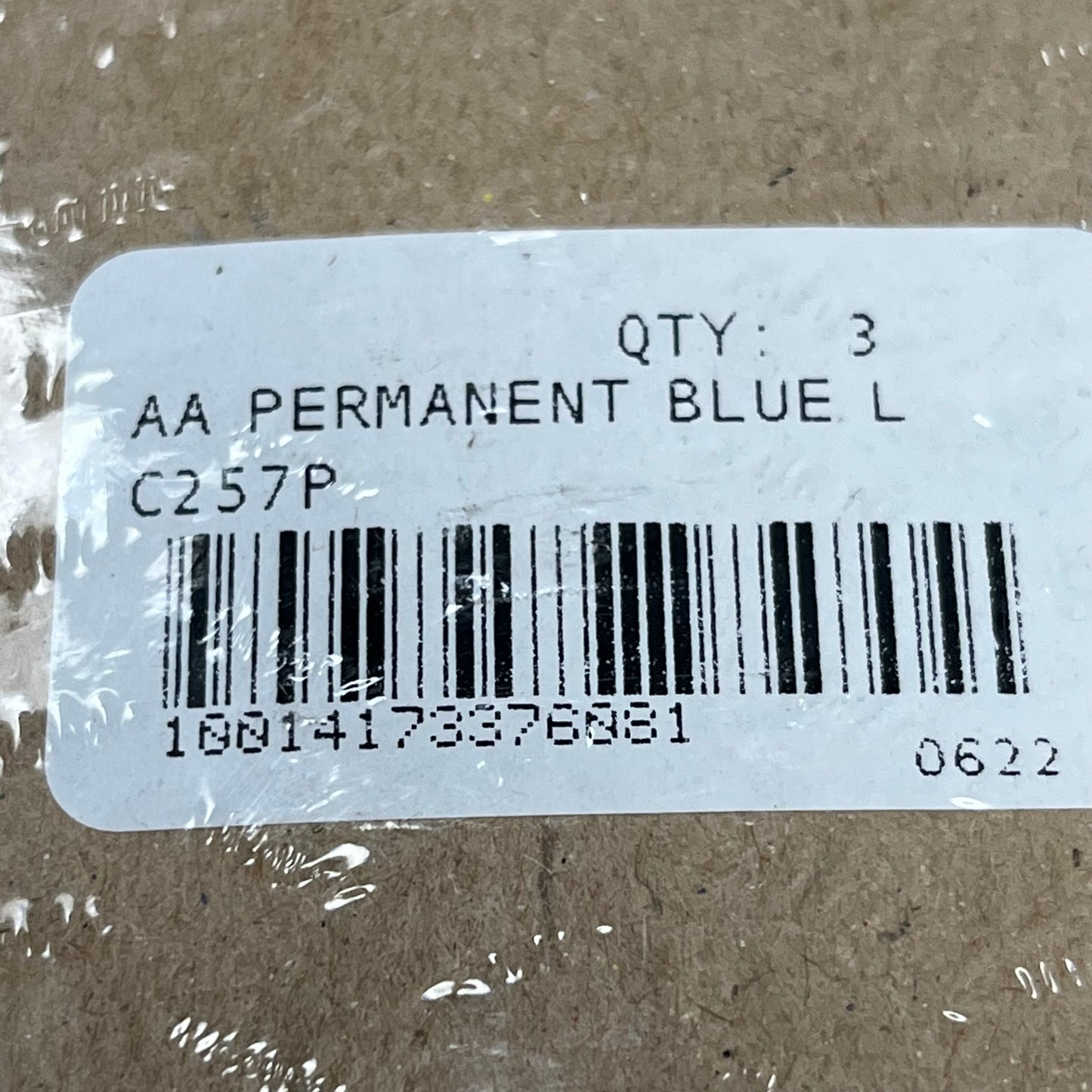 GRUMBACHER 3-PACK! Academy Acrylic Permanent Blue Light 2.5 fl oz / 75 ml C257P (New)