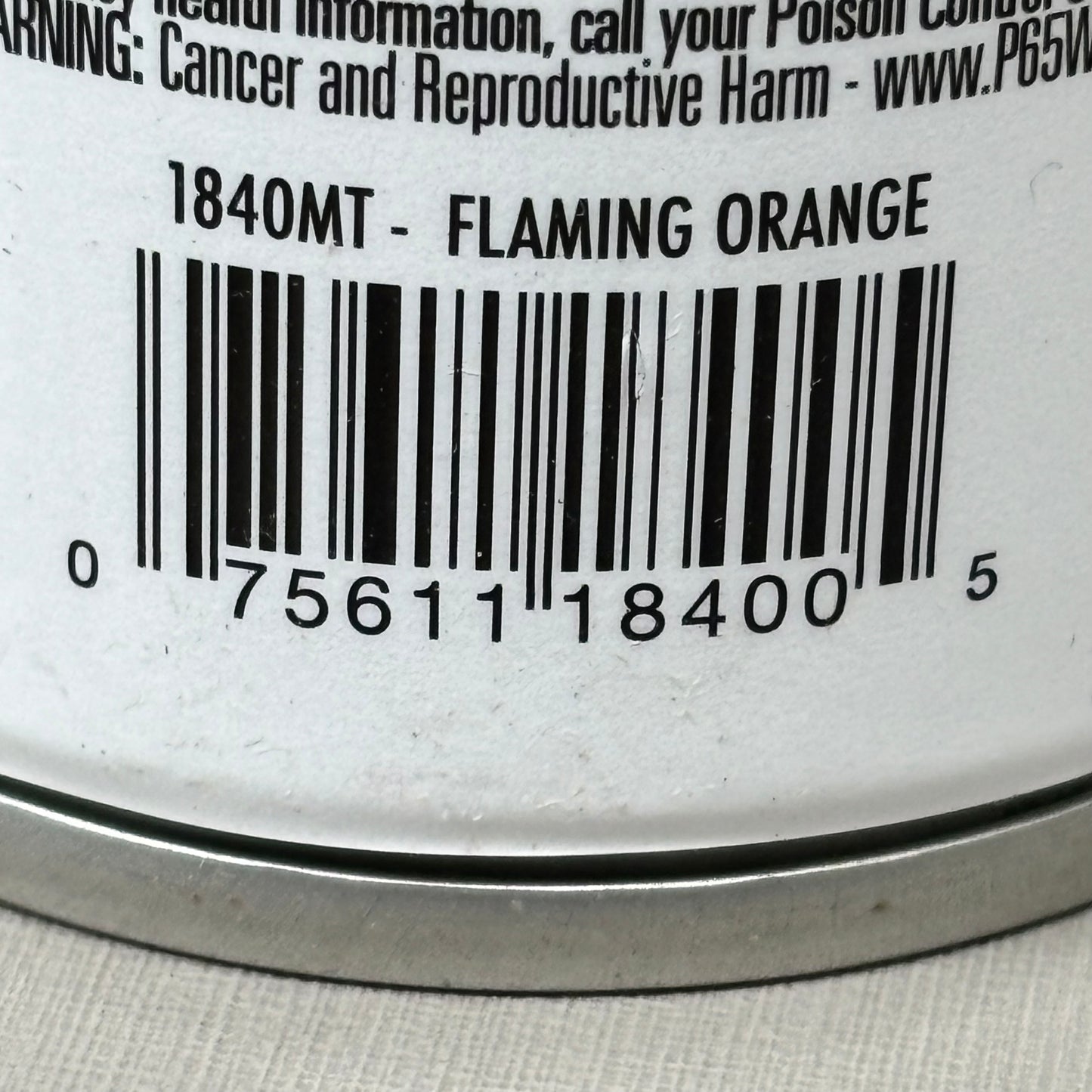 RUSTOLEUM (3 PACK) Lacquer Spray Paint One Coat Flaming Orange 3oz TES1840M