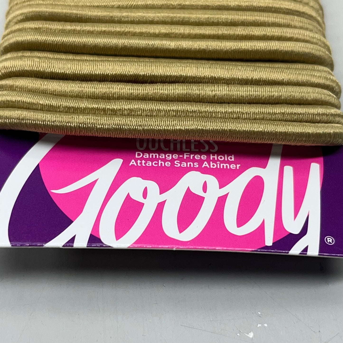 GOODY (3 PACK!) Ouchless Women's Medium Braided Hair Elastics Blonde 3000545