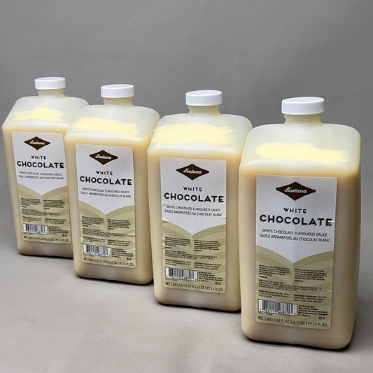 ZA@ STARBUCKS Fontana White Chocolate Flavored Sauce for Beverages 1.86 L BB 01/26