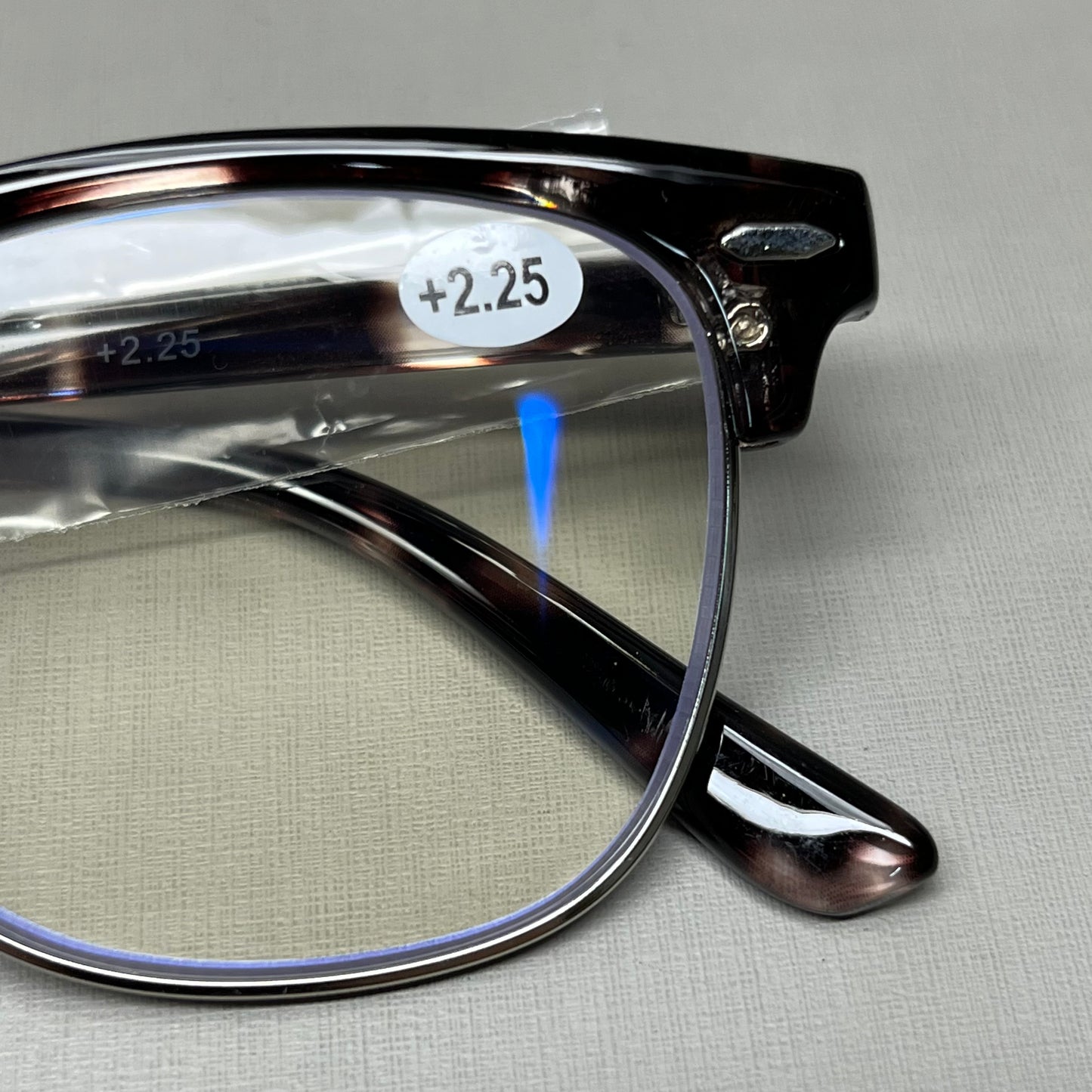 ZXYOO 3 Pack Classic Retro Reading Glasses 2.25x Magnification Strengt PayWut