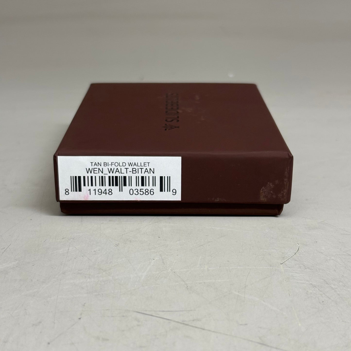 SLIDEBELTS Premium Leather Tan BI-Fold Wallet