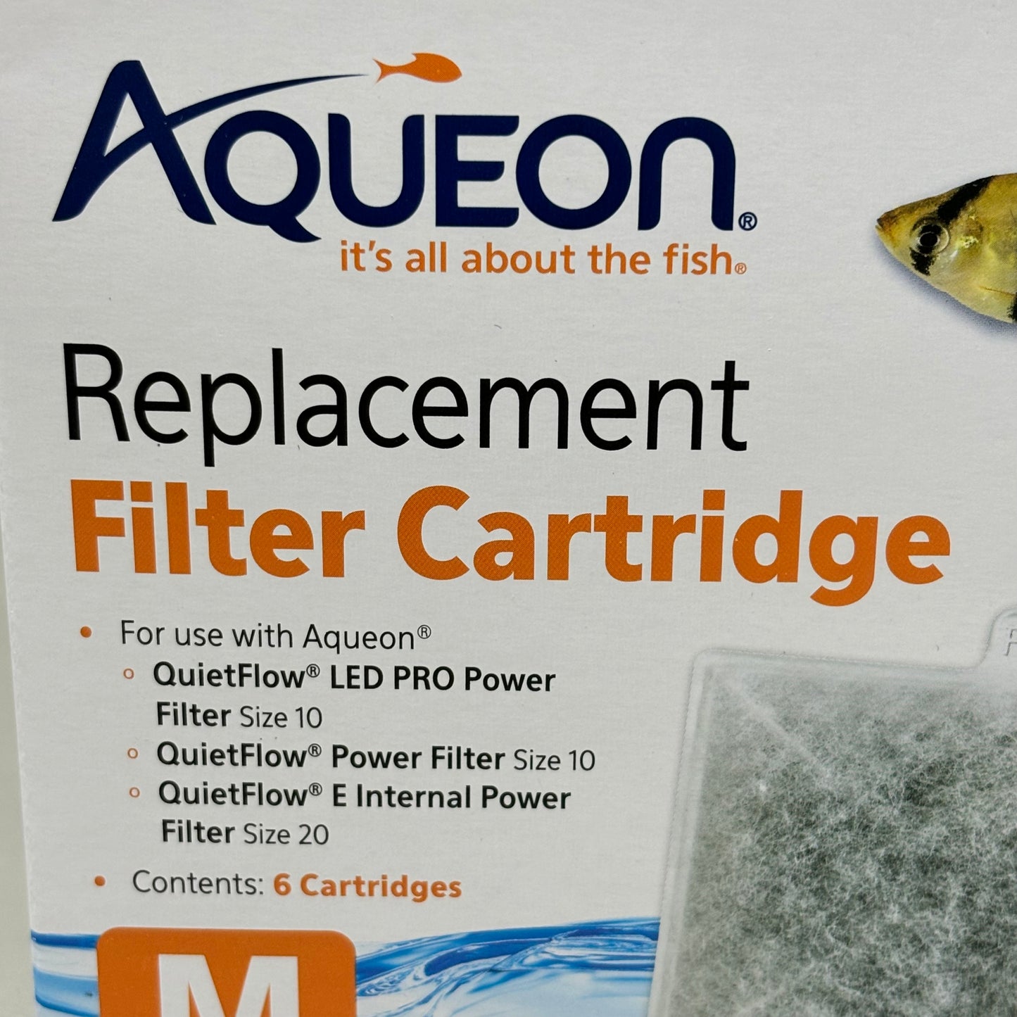 Aqueon (2 Boxes 6 Filters in each) Replacement Filter Cartridges Medium