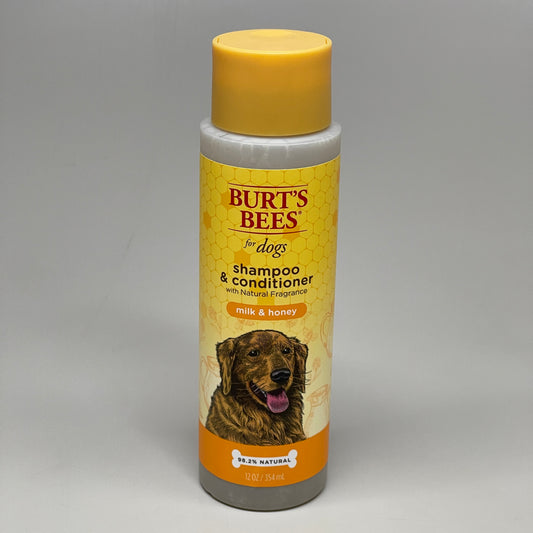 BURT'S BEE'S For Dogs Shampoo & Conditioner Milk & Honey 12 oz FFP10128