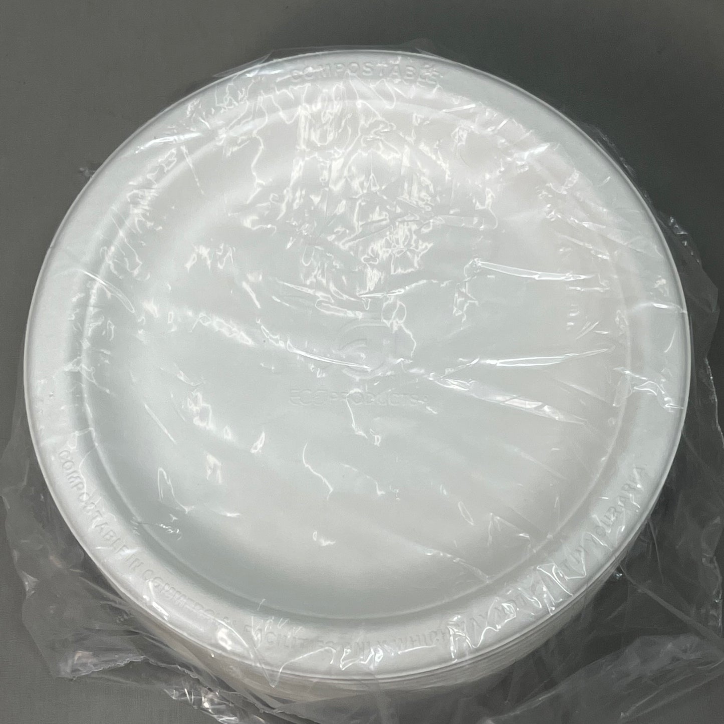 ECO-PRODUCTS 1000-PACK! Round 6" Plates Made from Sugarcane Compostable (New)