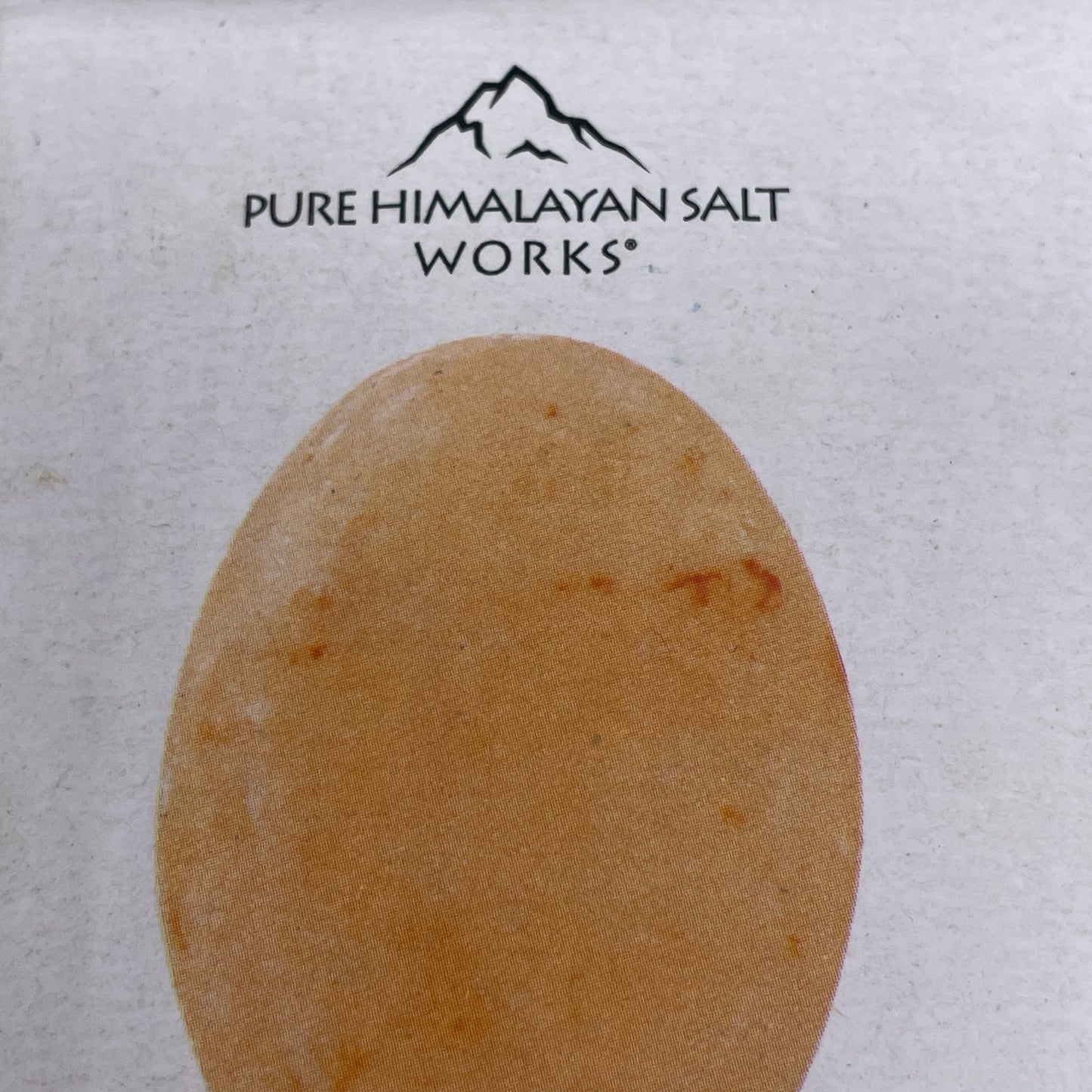 PURE HIMALAYAN SALT WORKS (6 PK) Flat Oval Pink Salt Massage Stones 308497