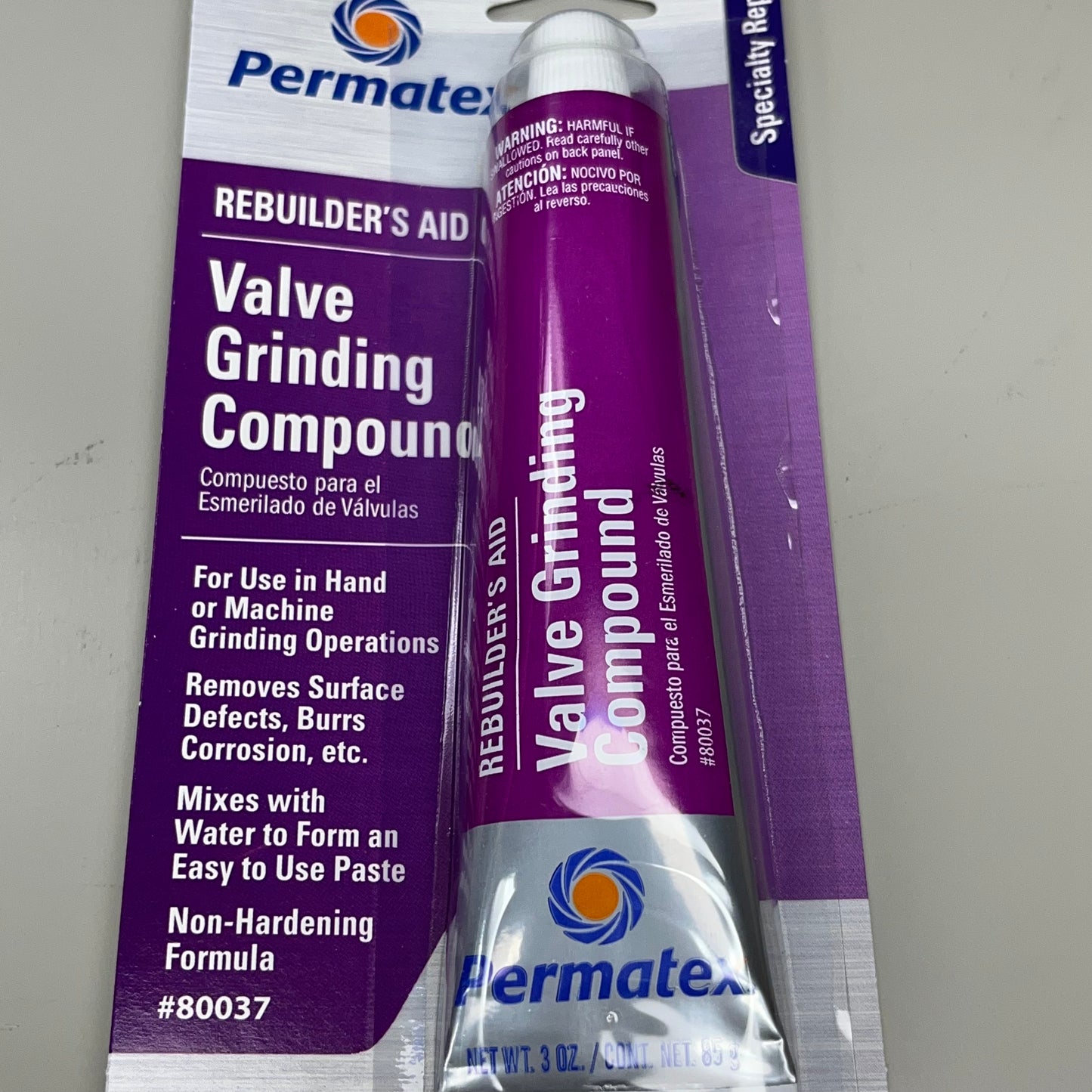 PERMATEX 2-PACK! Valve Grinding Compound Non-Hardening Compound 80037 (New)