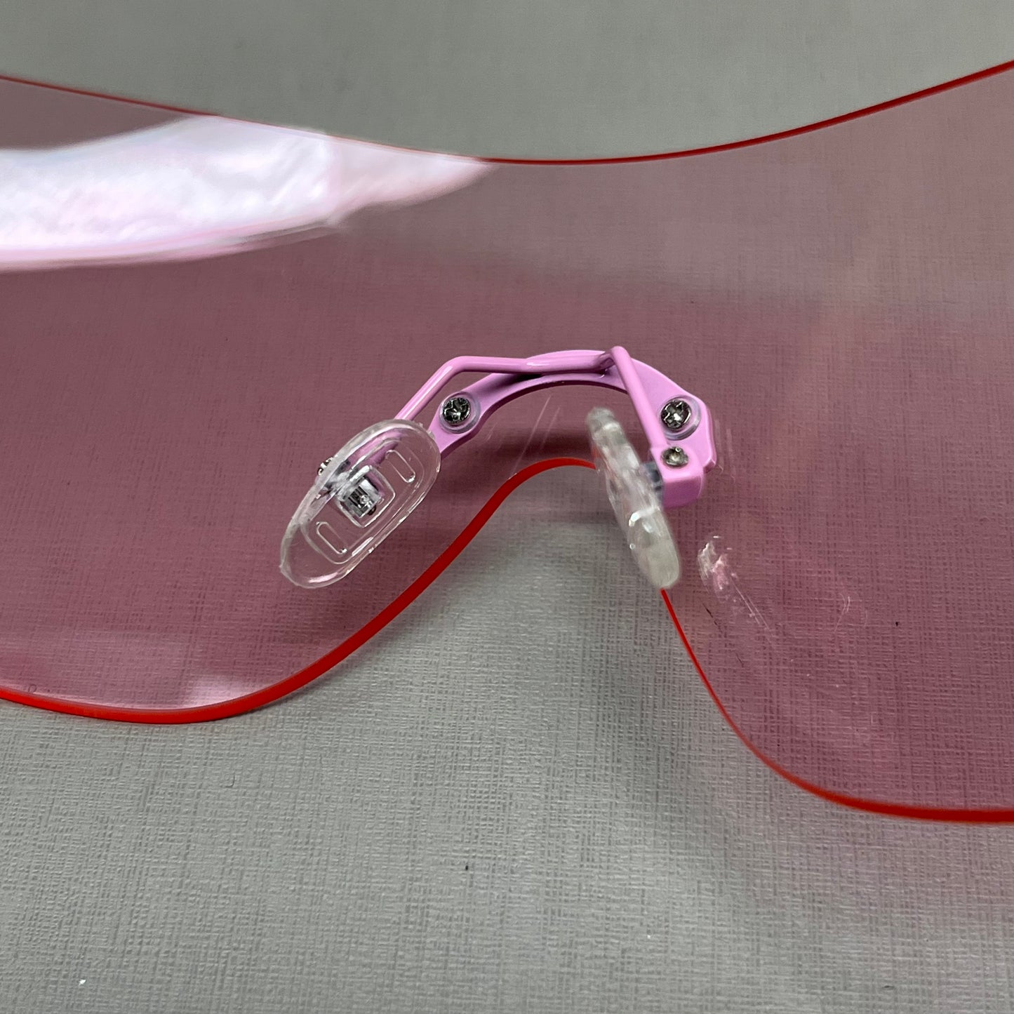 VANLINKER Pink Wrap Around Y2K Sunglasses for Women (New)