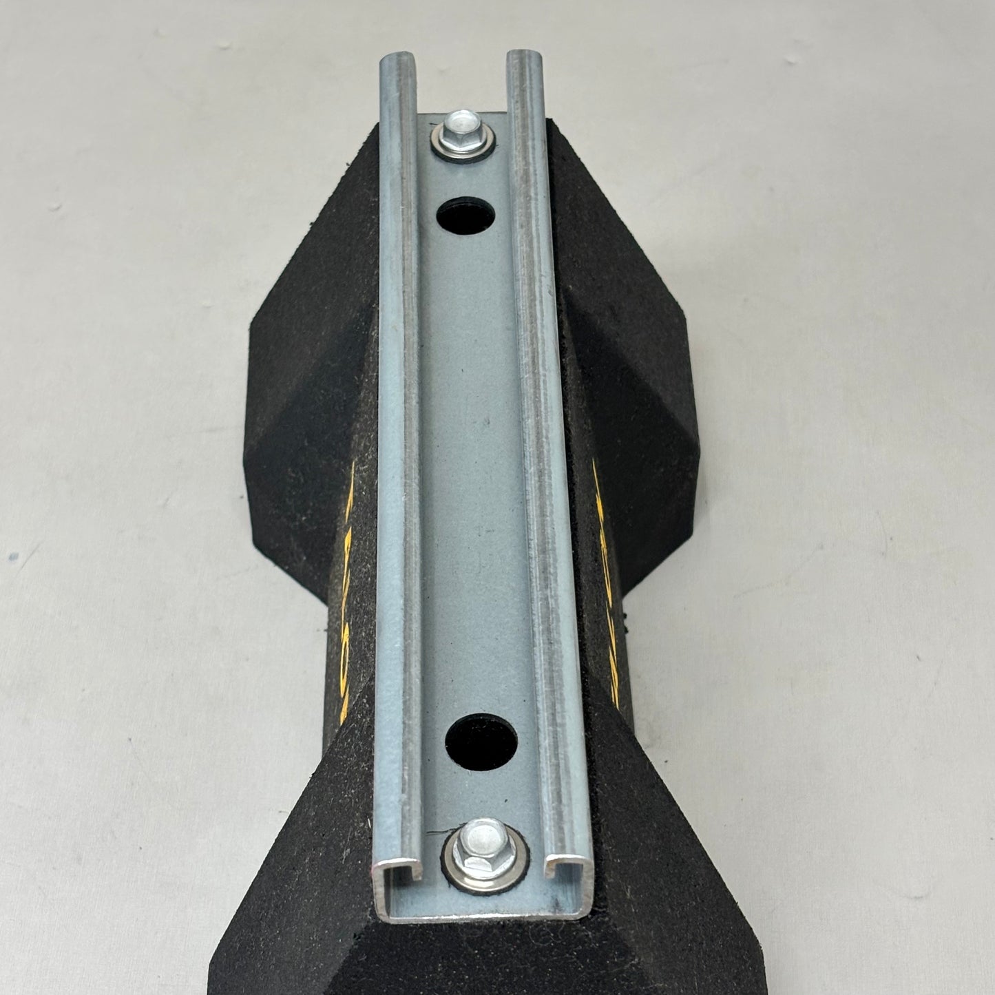 TALON Roof Block For Solar Racking, HVAC, Cable Tray Etc 9.6" Strut Length Black