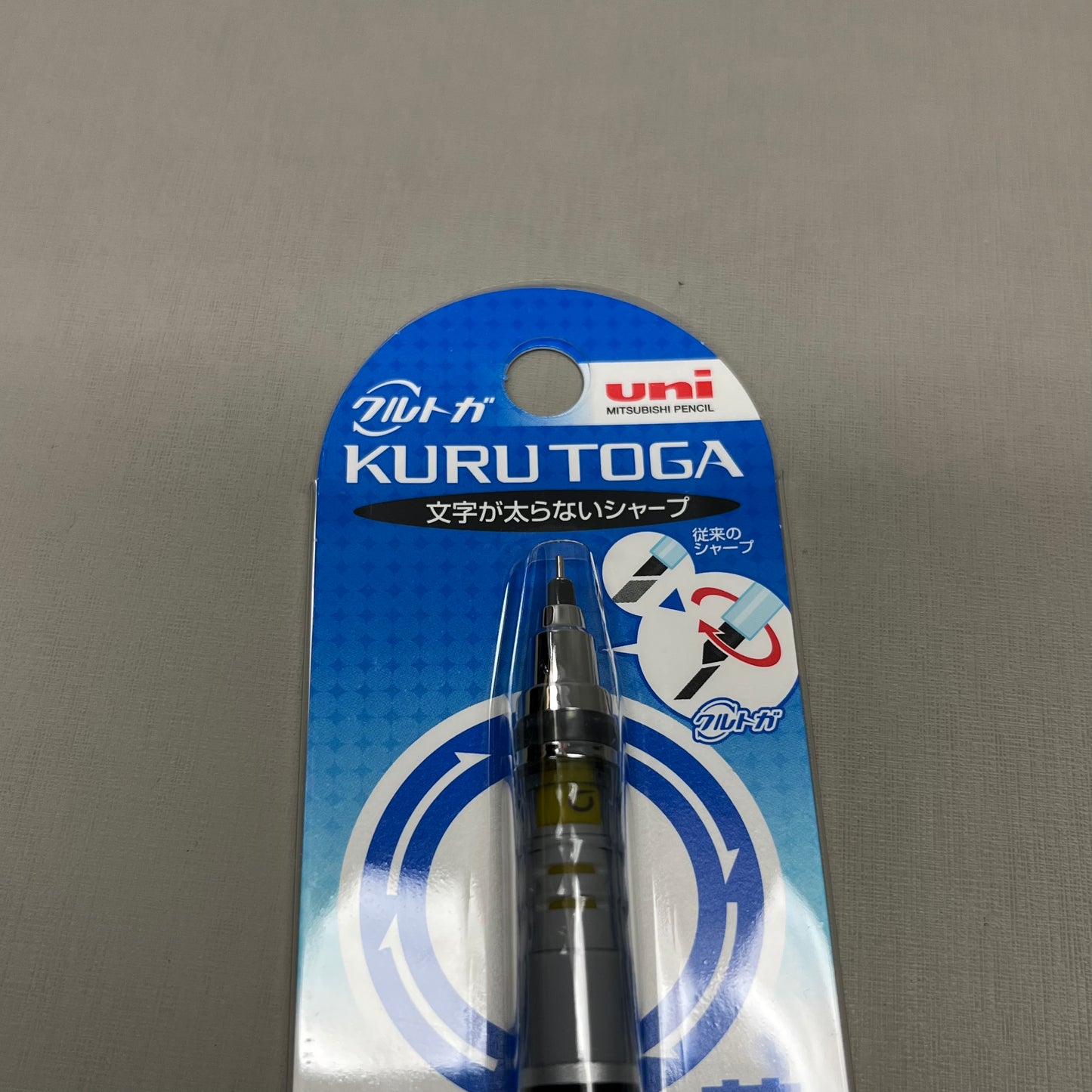 UNI 2-PACK! Mitsubishi Mechanical Pencil Kuru Toga .03mm Black M3-450 1P (New)