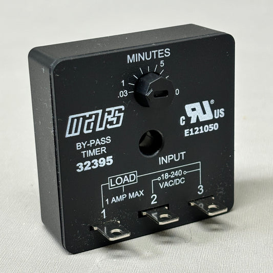 MARS SS Bypass timer 18-240 VAC 03-10 Min Dial Adjustment Quick Connect 32395