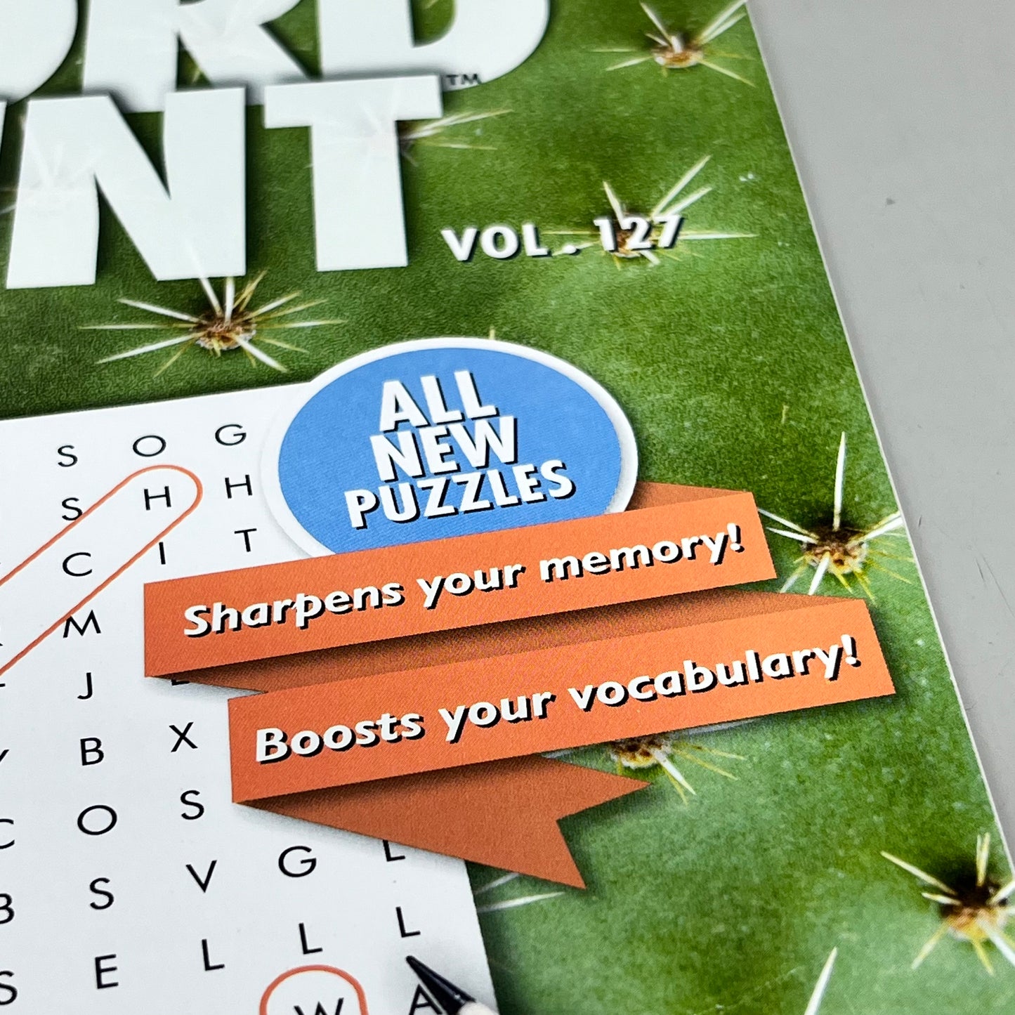 WORD HUNT (4 PACK) Large Print Word Search Puzzles Vol. 125, 126, 127, 128 353231