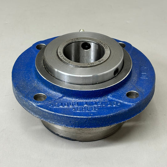 ROYERSFORD Type E Piloted Flange Bearings 1-3/4" Non-Expansion Blue 20-06-0112