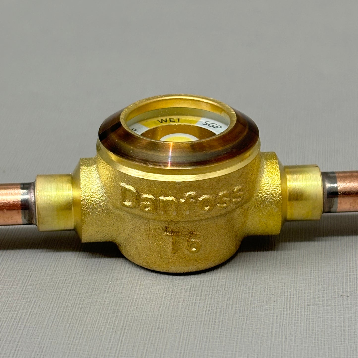 DANFOSS Sight Glass HVAC Monitoring Refrigerant Level 1/4" x 1/4" ODF 014L0181