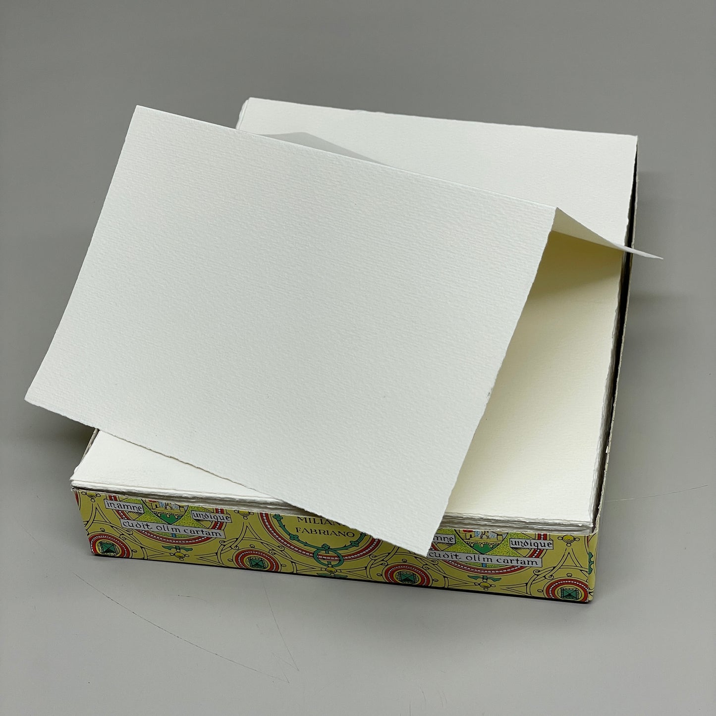 FABRIANO (100 Sheets) Medioevalis Stationery Folded Cards 4.5"x6.7" 04400206