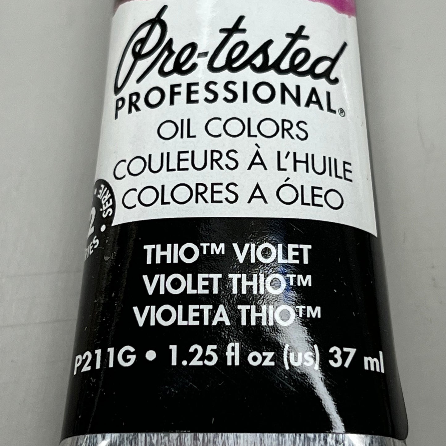 GRUMBACHER 3-PACK! Oil Pre Thio Violet 1.25 fl oz / 37 ml P211G (New)