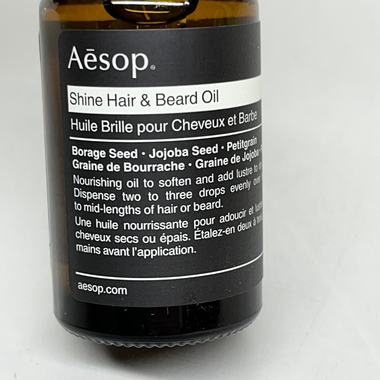 AESOP Shine Hair & Beard Oil 0.8 fl oz 03B0822E BB-12 Months