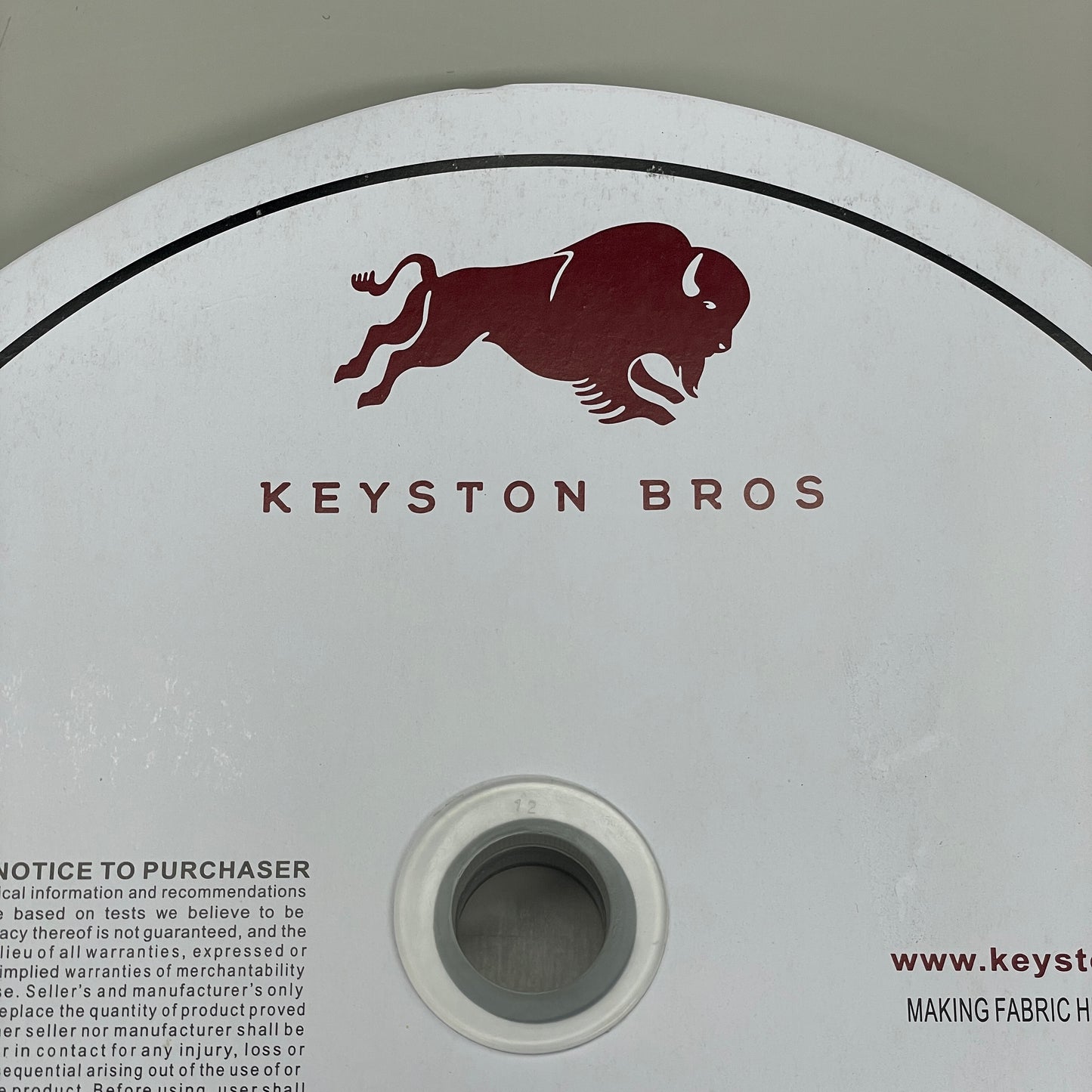 KEYSTON BROS 3/4" Standard Sew On Loop 25 yds Black KY34LB