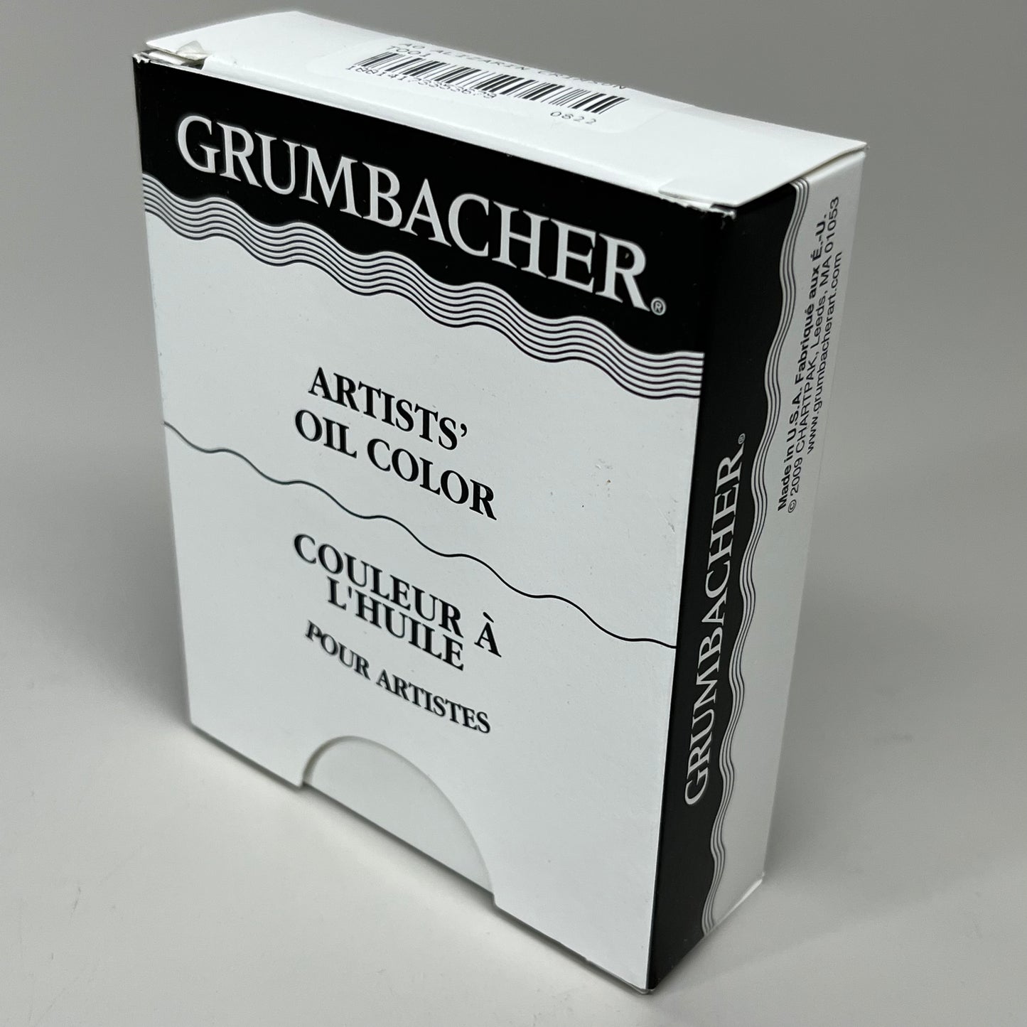 GRUMBACHER 3-PACK! Oil Paint Alizarin Crimson 1.25 fl oz / 37 ml T001 (New)