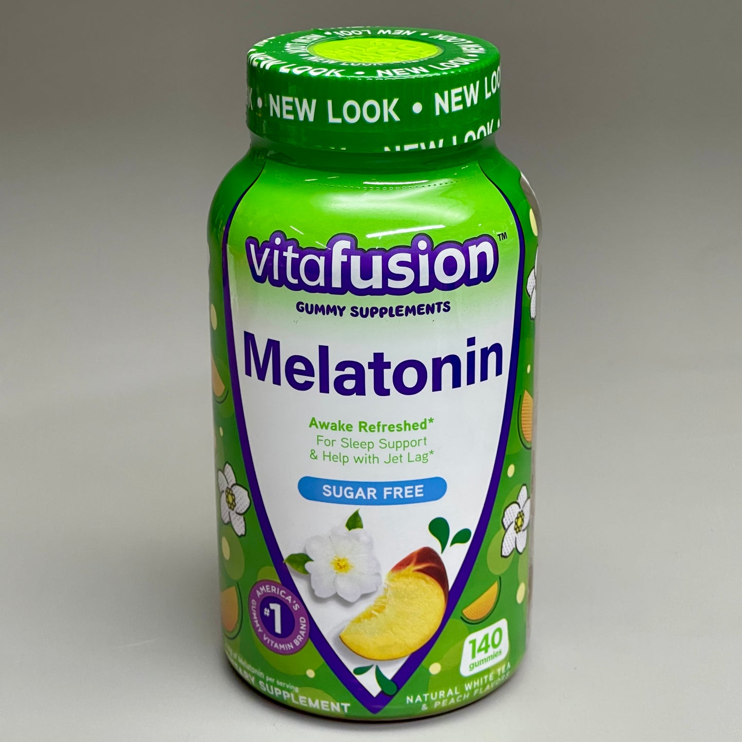 ZA@ VITAFUSION 3-PACK! Melatonin Sugar Free Gummies for Everyday Health Gummies 140 Gummies BB 11/24