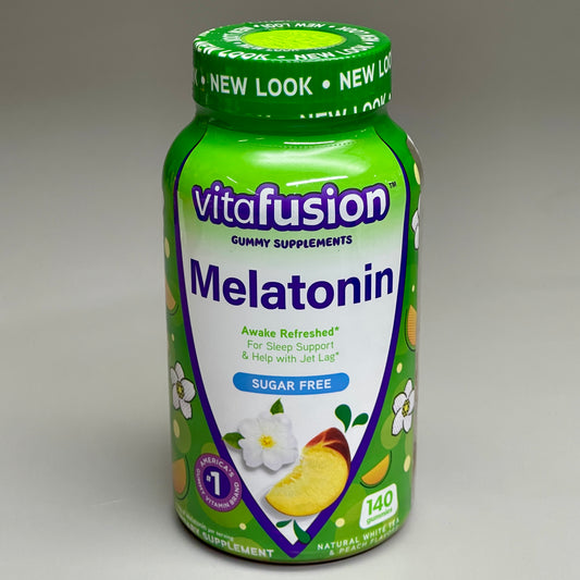 VITAFUSION Melatonin Sugar Free Gummies for Everyday Health Gummies 140 Gummies BB 11/24