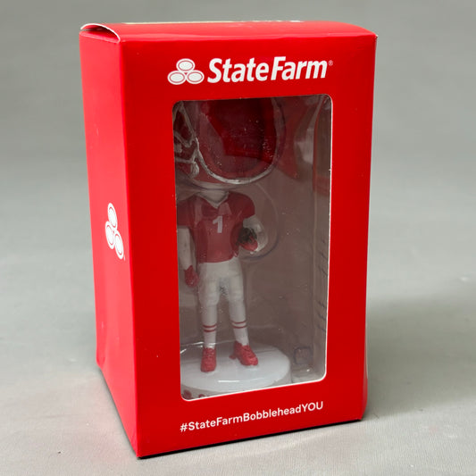 STATE FARM Company Football Player Bobble Head YOU Photograph