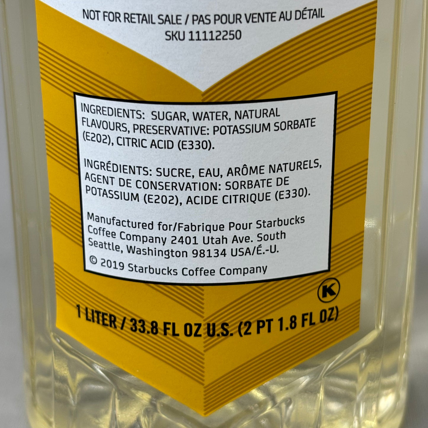 STARBUCKS (4 PACK!) Fontana Vanilla Flavored Syrup 33.8 fl oz/bottle BB: 07/2025