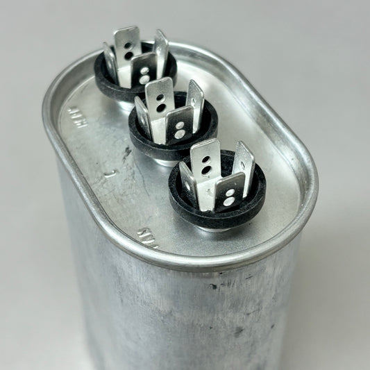 MARS JARD Motor Run Capacitor Oval 440/370VAC 35+ 10 MFD 4 Terminals Grey 12772