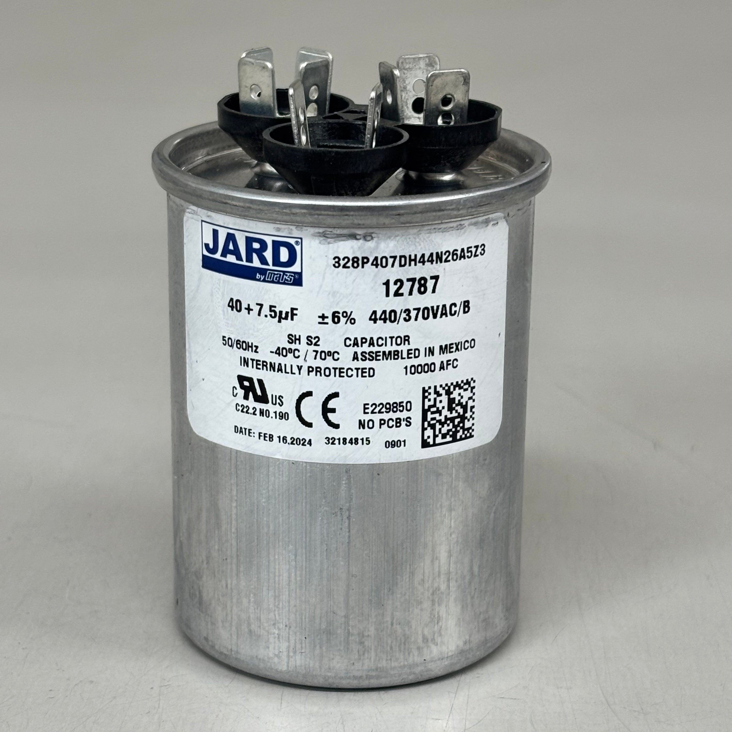 2-Pack Replacement 607.5MFD 440V Ronda Doble Run CapacitorCompatible Con GE 97F9898, 38byg048300 - Foto 10