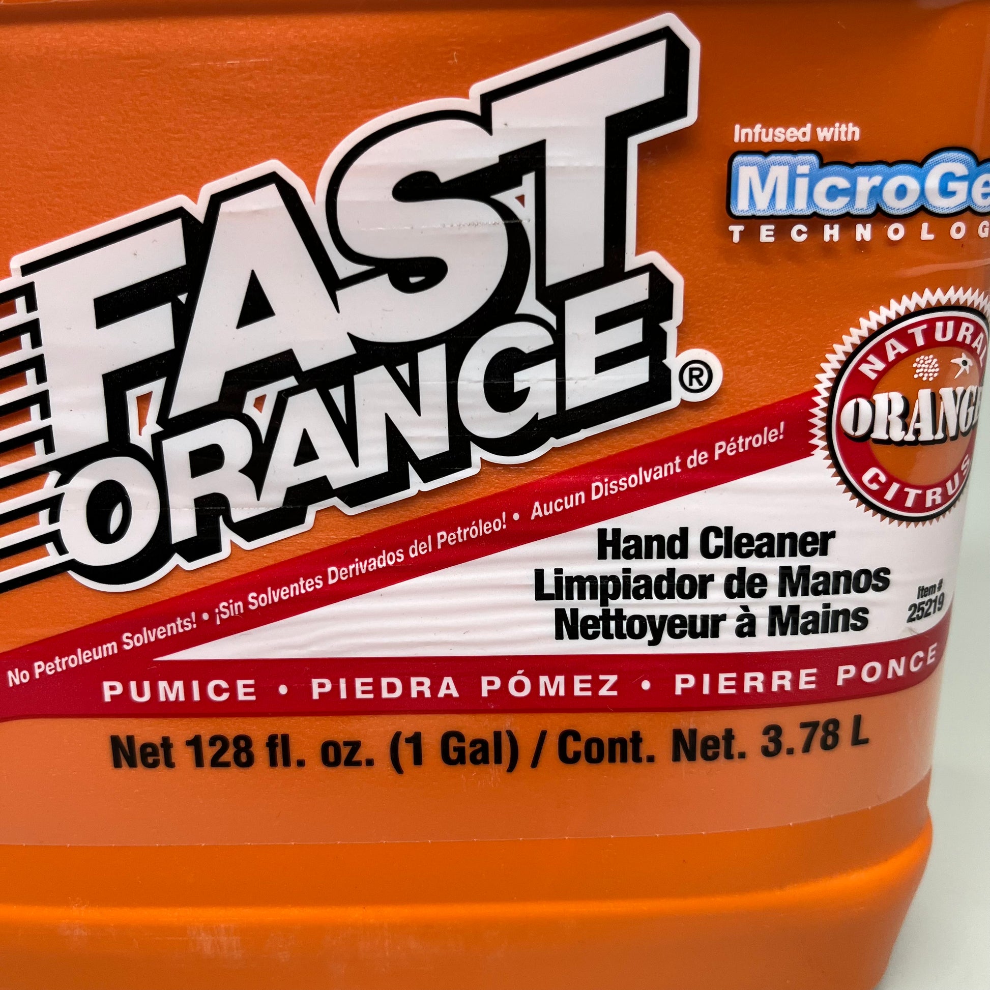 ZA@ MICROGEL Fast Orange Hand Cleaner 128oz 1 gallon Pumice Lotion (Ne –  PayWut