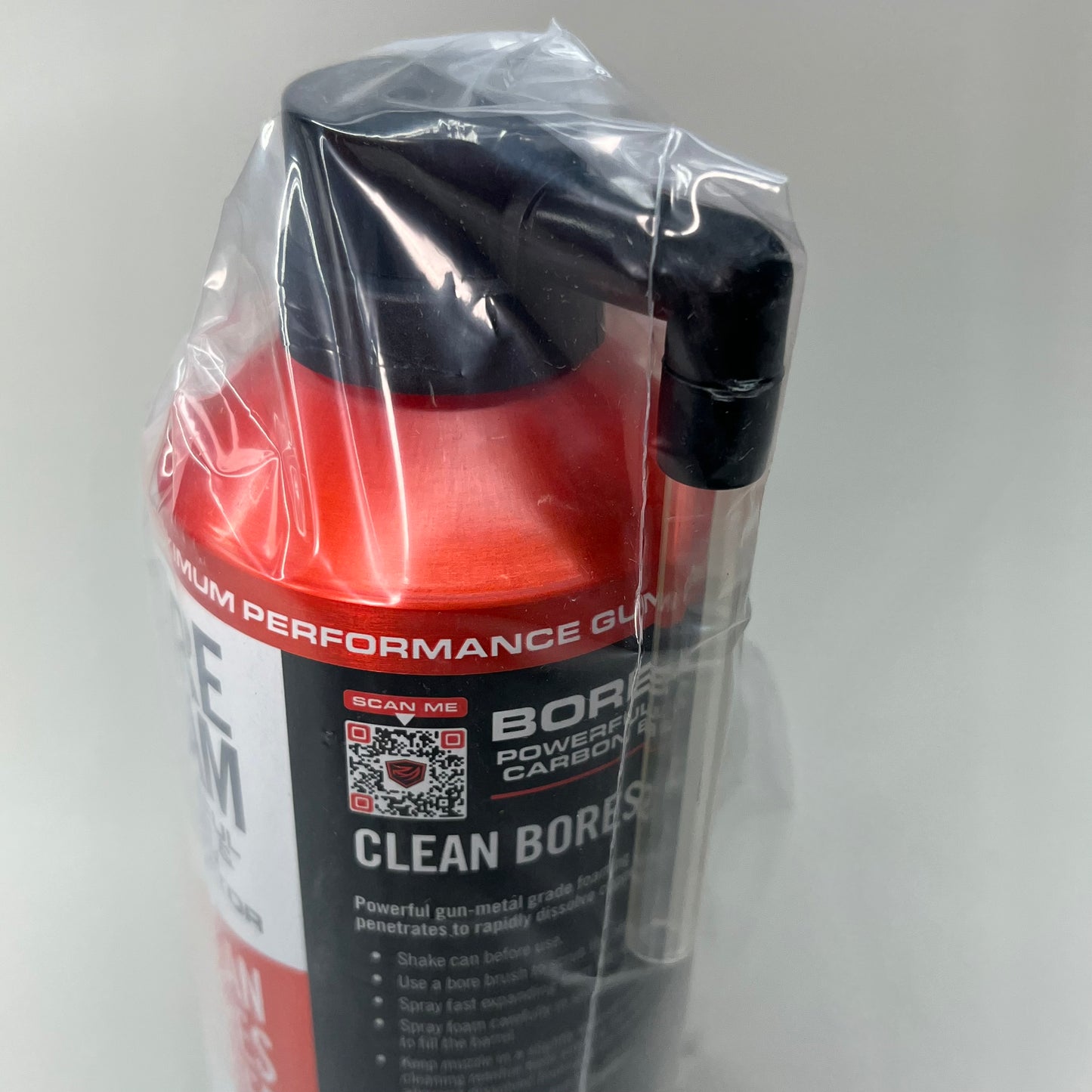 BORE-MAX 6-PACK! Maximum Performance Gun Care Bore Foam 12 oz Aerosol Red AVFBC12A