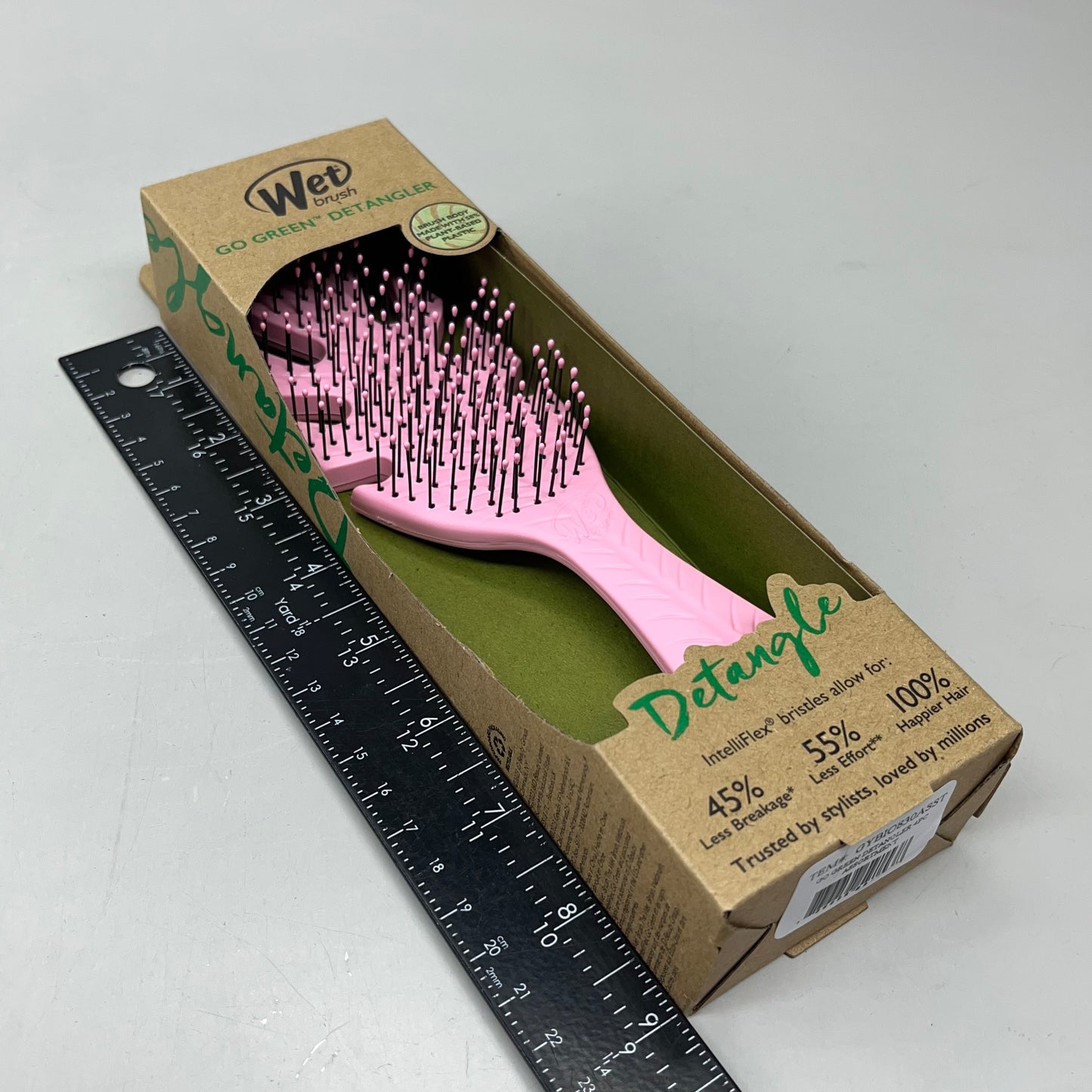 WET BRUSH (2 PACK) Go Green Detangler Brush Pink GYBIO830ASST