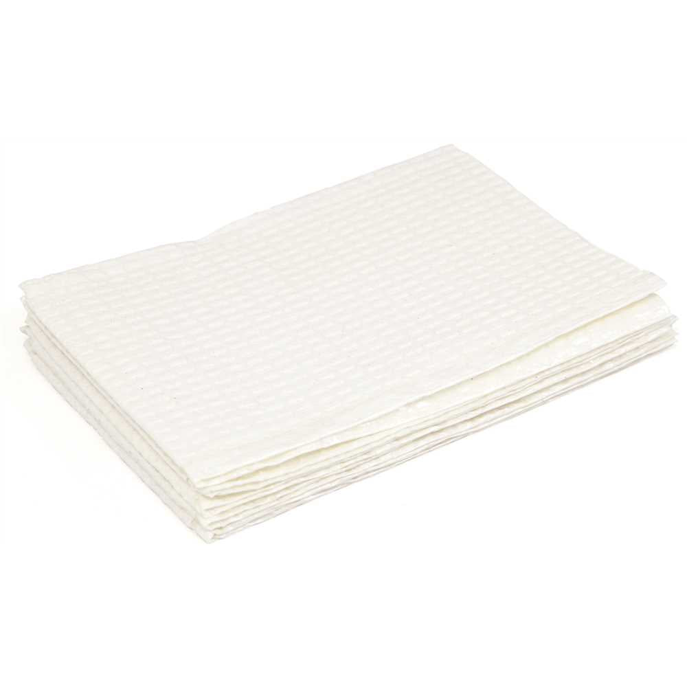 HOSPECO (500 LINERS) Precious Baby Changing Table Liners 13.5" x 17.5" White 67015