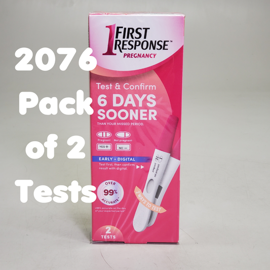 FIRST RESPONSE approx. 2076 Boxes of 2 Pregnancy 6 Days Sooner Test & Confirm BB10/25