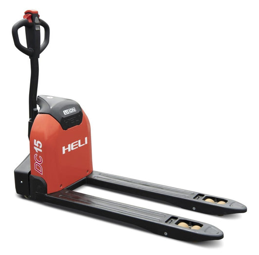 HELI Fully Electric Pallet Jack Truck 3300 lbs Sz 27" W x 60" L CBD15J