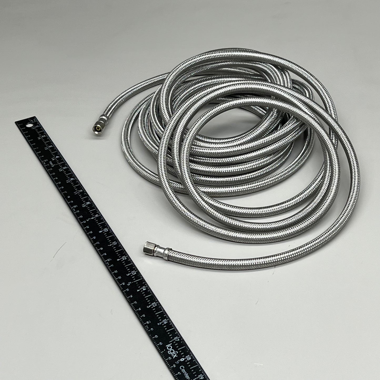 HIPPOHOSE Braided Stainless Steel Refrigerator/Ice Maker Water Supply Hose 30ft X0037DKJEF