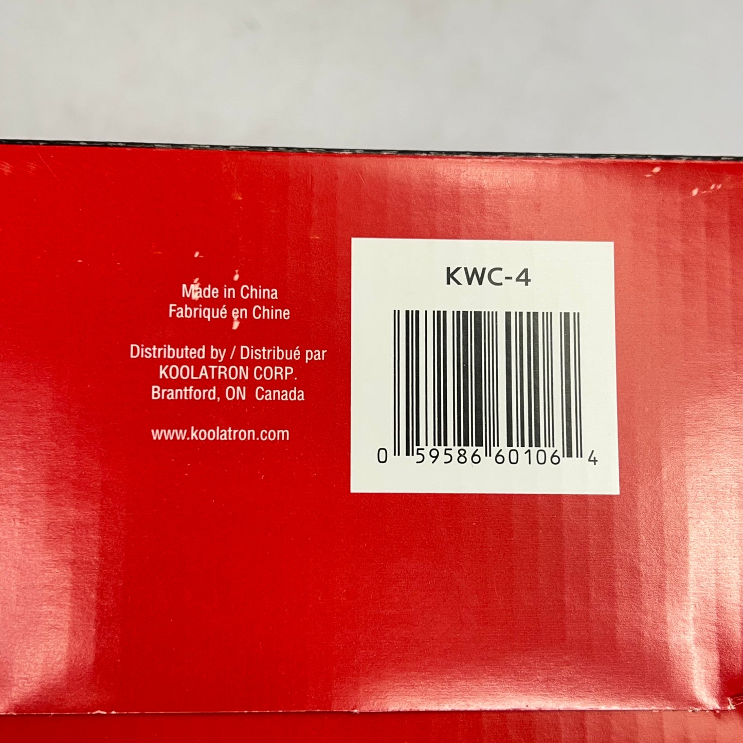 KOOLATRON Coca-cola Classic Travel Mini Fridge 12V DC Fits 6 Cans Red KWC-4