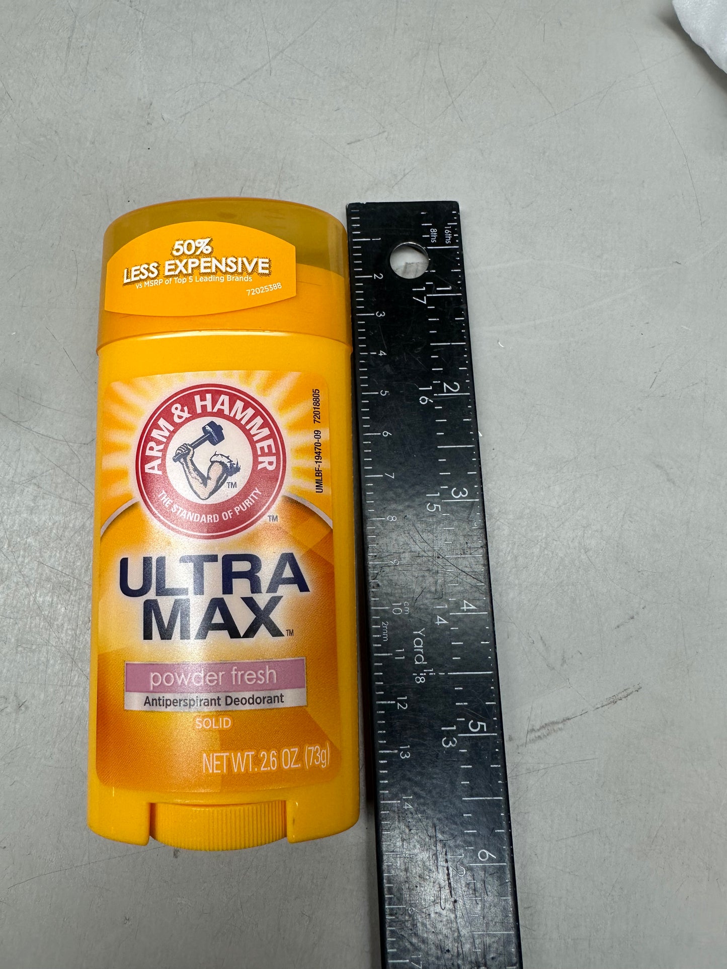 ZA@ ARM & HAMMER (6 PK) Ultra Max Antiperspirant Deodorant Powder Fresh 2.6 oz Exp 12/24 72018805(Copy)