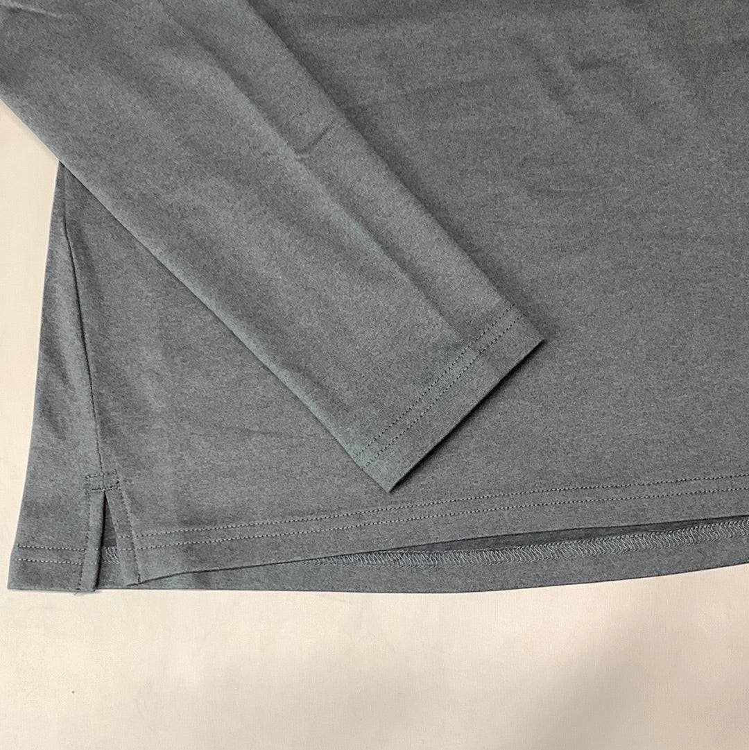 NATHAN 365 Hooded Long Sleeve Shirt Women's Sz S Dark Charcoal NS50080-80078-S (New)