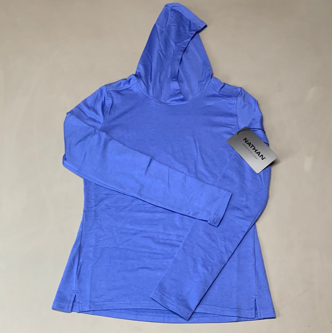 NATHAN 365 Hooded Long Sleeve Shirt Women's Sz XL Baja Purple NS50080-70025-XL (New)