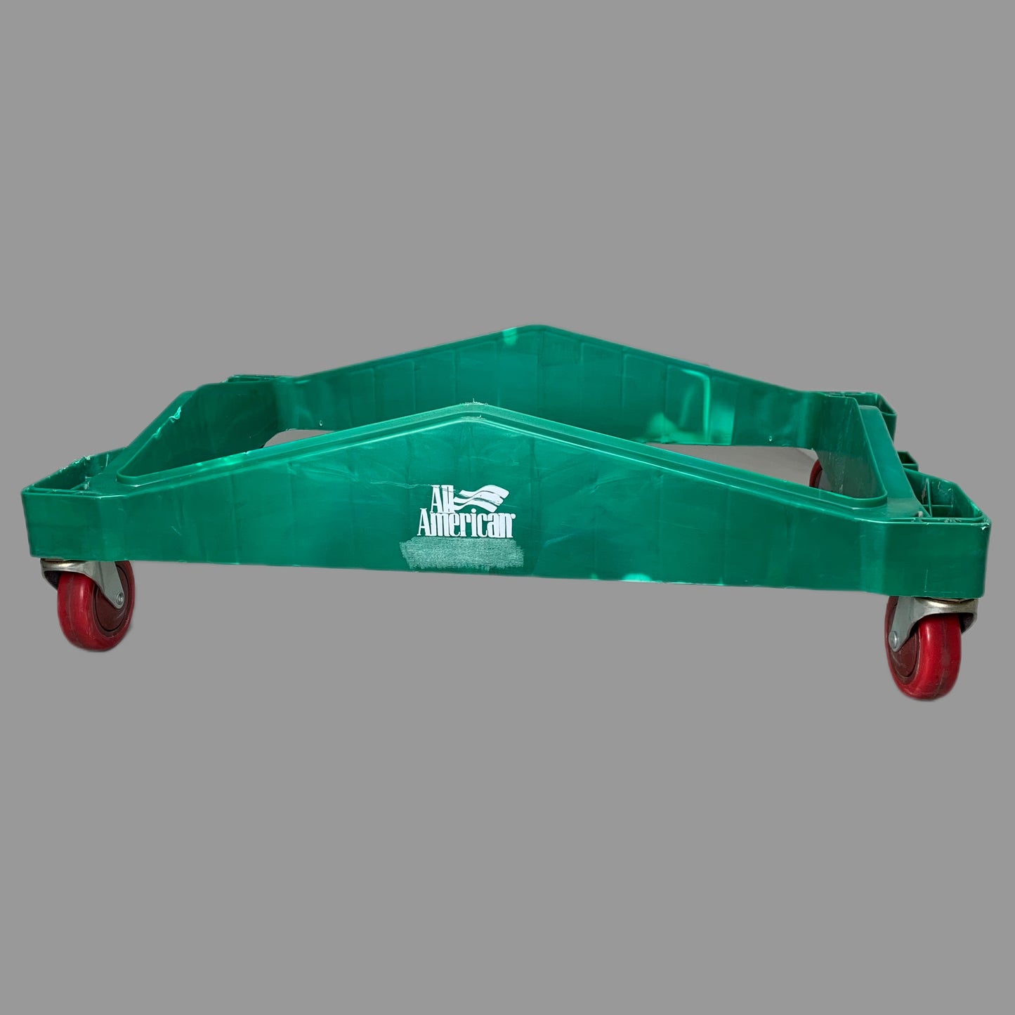 ALL AMERICAN Food Service Rolling Cart Dolly Green 19" X 32" (Used)
